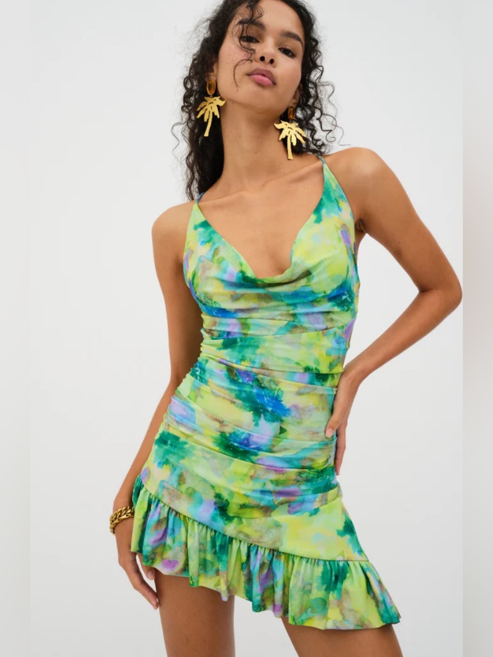 For Love & Lemons ASTER MINI DRESS M